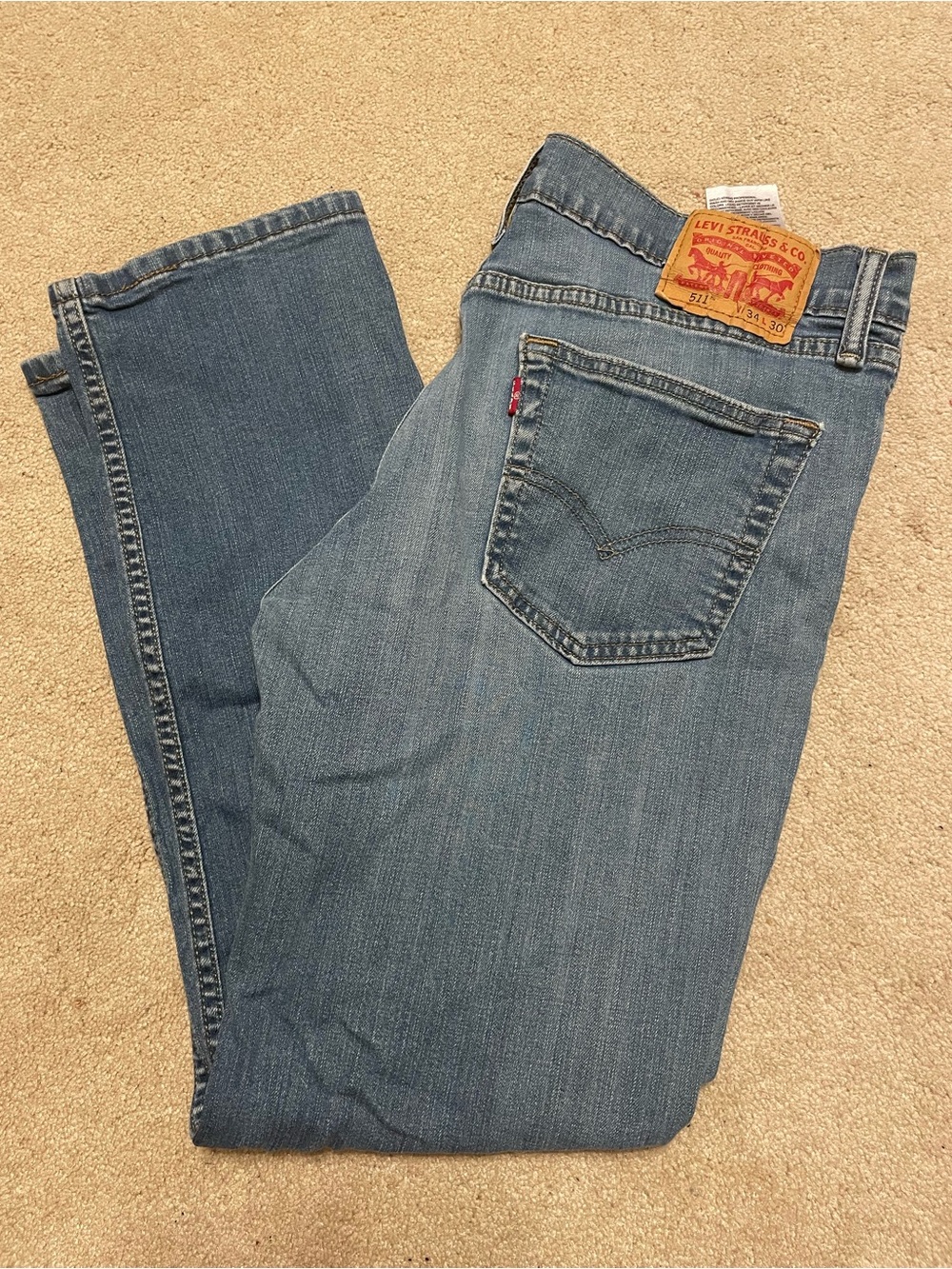Levi's 511 jeans denim‎ size 34x30